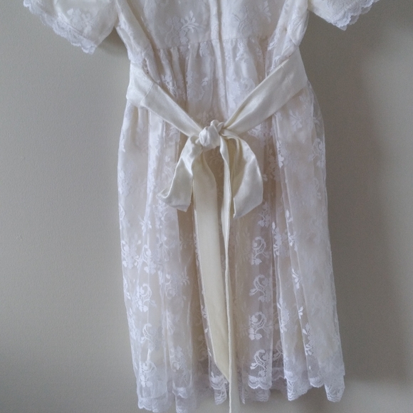 Vintage Lace Gunne Sax,Jessica McClintock Dress.Lace Prairie Dress,Cottagecore - Picture 5 of 12